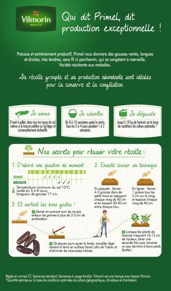 Légumes Secs - Haricot Nain Vert Primel - MEDIA_PACKAGING_VERSO
